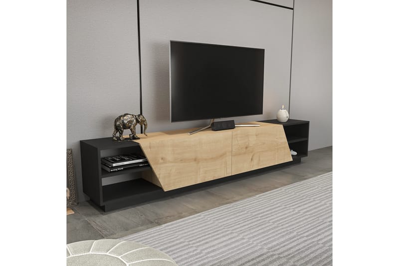Andifli Tv-benk 240x47,4 cm - Antrasitt - TV-benk & mediabenk