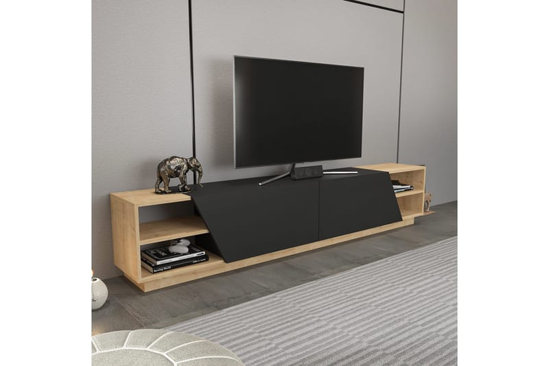 Andifli Tv-benk 240x47,4 cm - Brun - Møbler - Mediamøbel & tv møbel - TV-benk & mediabenk