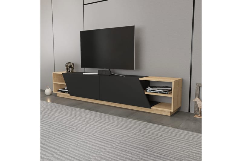 Andifli Tv-benk 240x47,4 cm - Brun - Møbler - Mediamøbel & tv møbel - TV-benk & mediabenk