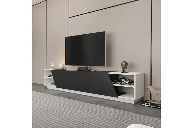 Andifli Tv-benk 240x47,4 cm - Hvit - Møbler - Mediamøbel & tv møbel - TV-benk & mediabenk