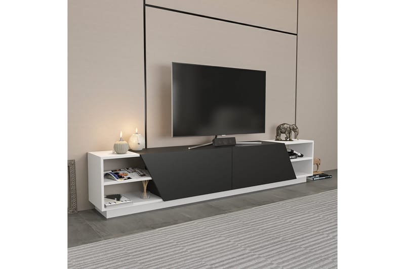 Andifli Tv-benk 240x47,4 cm - Hvit - Møbler - Mediamøbel & tv møbel - TV-benk & mediabenk