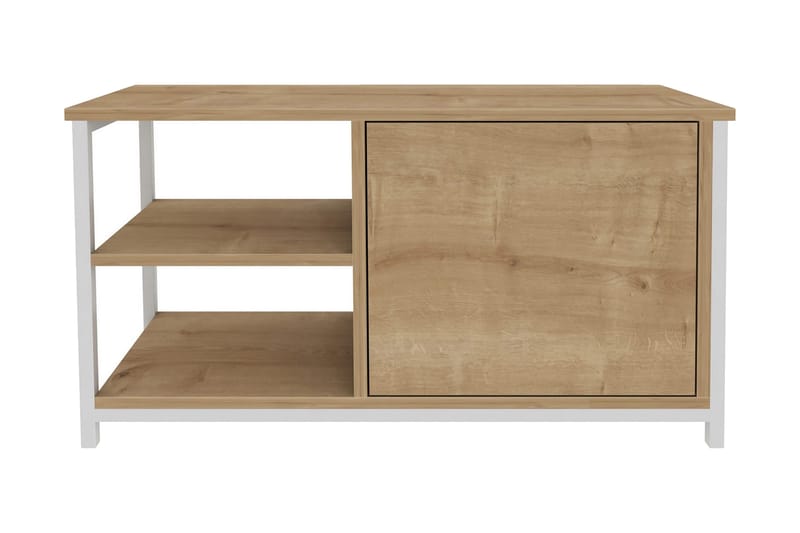 Andifli Tv-benk 89,6x50,8 cm - Hvit - Møbler - Mediamøbel & tv møbel - TV-benk & mediabenk