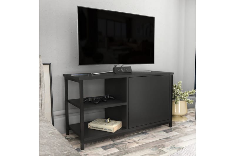 Andifli Tv-benk 89,6x50,8 cm - Svart - Møbler - Mediamøbel & tv møbel - TV-benk & mediabenk
