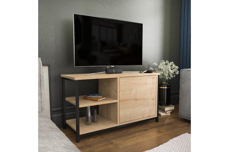 Andifli Tv-benk 89,6x50,8 cm - Svart - Møbler - Mediamøbel & tv møbel - TV-benk & mediabenk