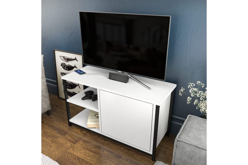 Andifli Tv-benk 89,6x50,8 cm - Svart - Møbler - Mediamøbel & tv møbel - TV-benk & mediabenk