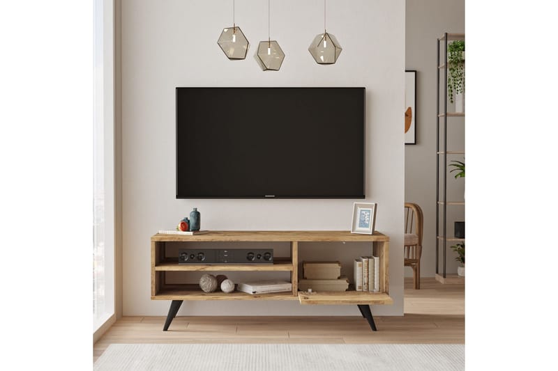 Aniza TV-benk 110 cm - Natur - Møbler - Mediamøbel & tv møbel - TV-benk & mediabenk