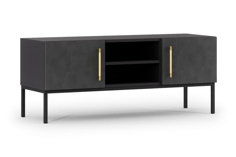 Anjal Tv-benk 40 cm - Svart - Møbler - Mediamøbel & tv møbel - TV-benk & mediabenk
