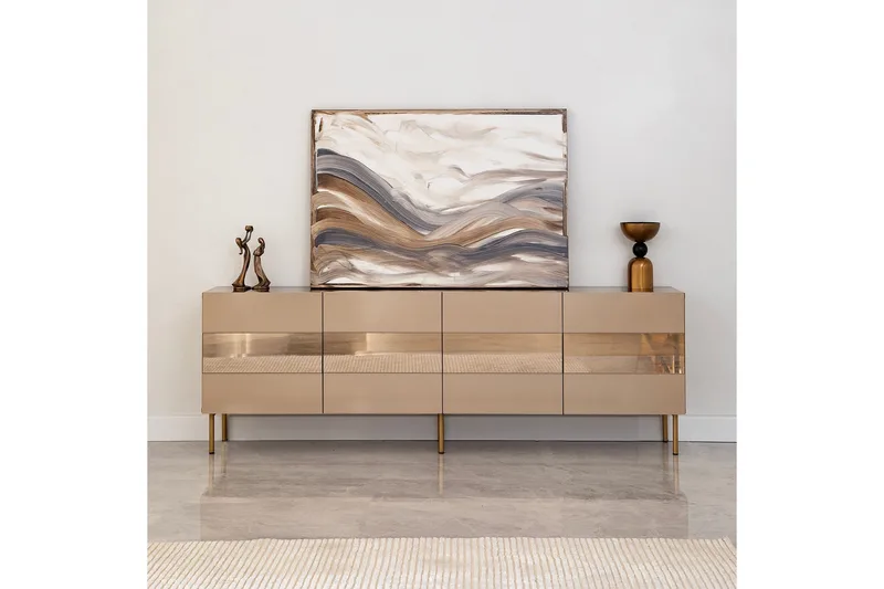 Arioch TV-benk 180 cm, Bronse