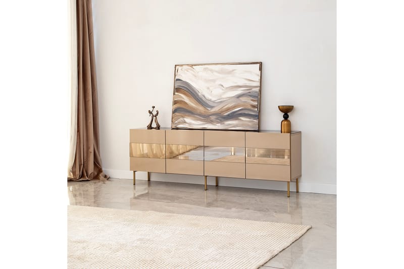 Arioch TV-benk 180 cm - Bronse - Møbler - Mediamøbel & tv møbel - TV-benk & mediabenk