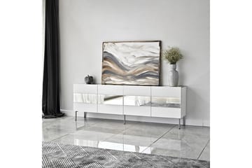 Arioch TV-benk 180 cm - Sølv - Møbler - Mediamøbel & tv møbel - TV-benk & mediabenk