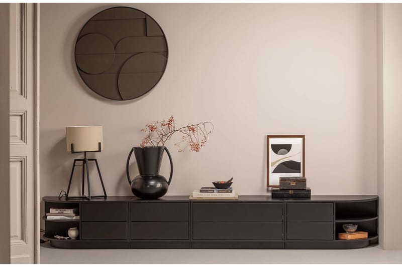 Arteksio TV-benk 78 cm Høyre - Carbon black - Møbler - Mediamøbel & tv møbel - TV-benk & mediabenk