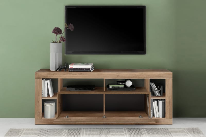 Asfordby Tv-benk 42x172x66 cm - Brun - Møbler - Mediamøbel & tv møbel - TV-benk & mediabenk