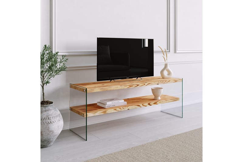 Assanisa TV-benk 120 cm - Natur - Møbler - Mediamøbel & tv møbel - TV-benk & mediabenk