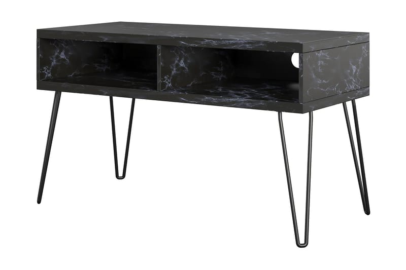 Athena Tv-benk 107x50 cm Svart/Marmormønster - Novogratz - Møbler - Mediamøbel & tv møbel - TV-benk & mediabenk