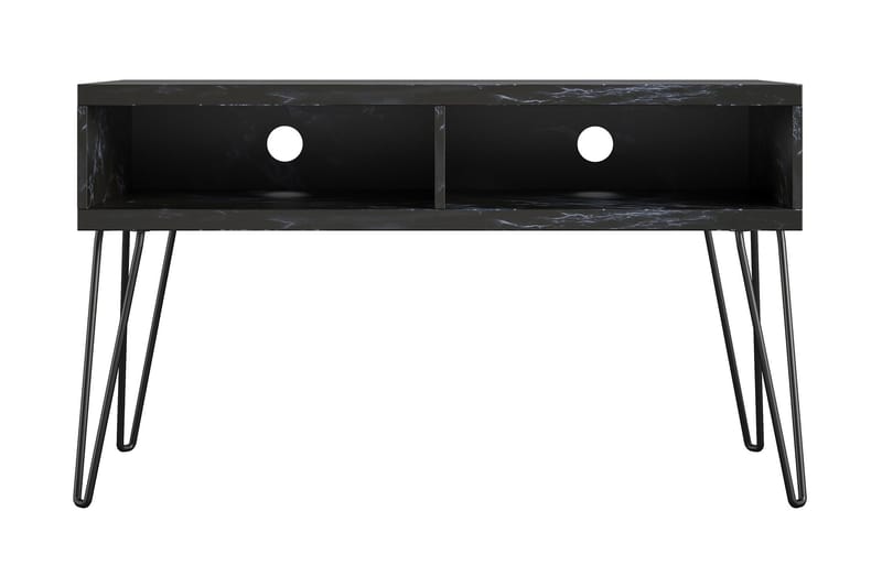 Athena Tv-benk 107x50 cm Svart/Marmormønster - Novogratz - Møbler - Mediamøbel & tv møbel - TV-benk & mediabenk