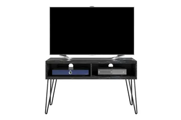 Athena Tv-benk 107x50 cm Svart/Marmormønster - Novogratz - Møbler - Mediamøbel & tv møbel - TV-benk & mediabenk