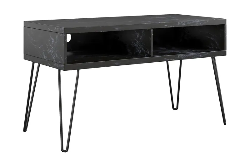 Athena Tv-benk 107x50 cm Svart/Marmormønster - Novogratz - Møbler - Mediamøbel & tv møbel - TV-benk & mediabenk