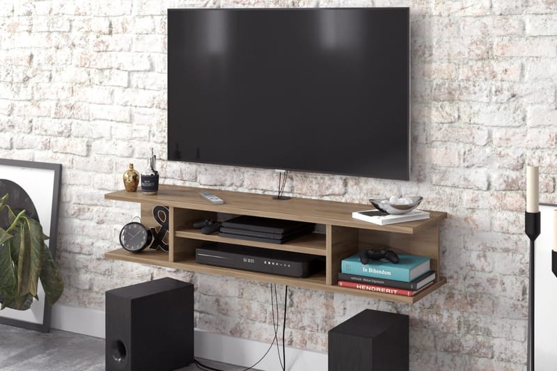Avvakko TV-benk 135 cm - Brun - Møbler - Mediamøbel & tv møbel - TV-benk & mediabenk
