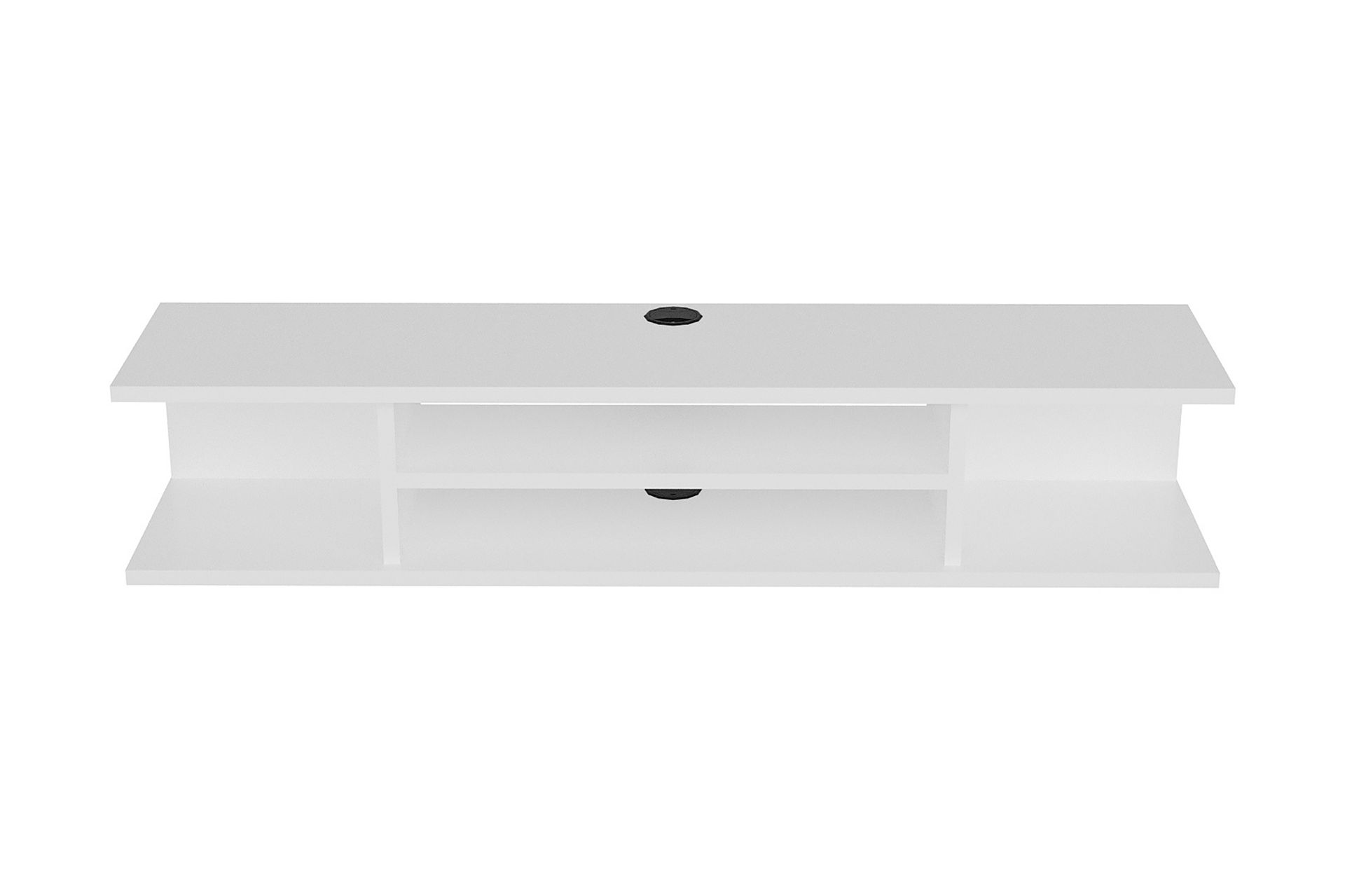 Avvakko TV-benk 135 cm - Hvit - Møbler - Mediamøbel & tv møbel - TV-benk & mediabenk