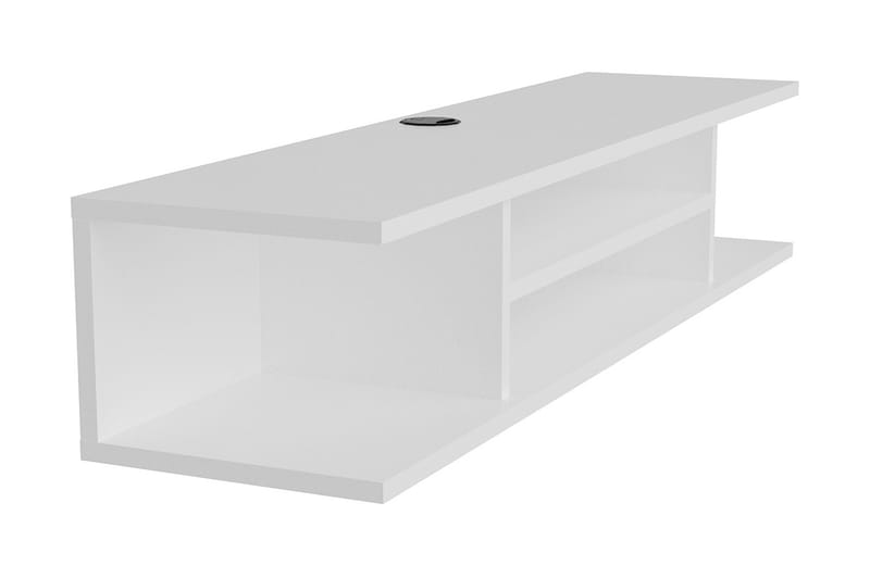 Avvakko TV-benk 135 cm - Hvit - Møbler - Mediamøbel & tv møbel - TV-benk & mediabenk