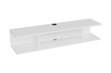 Avvakko TV-benk 135 cm - Hvit - Møbler - Mediamøbel & tv møbel - TV-benk & mediabenk