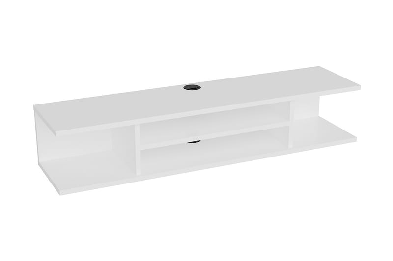 Avvakko TV-benk 135 cm - Hvit - Møbler - Mediamøbel & tv møbel - TV-benk & mediabenk