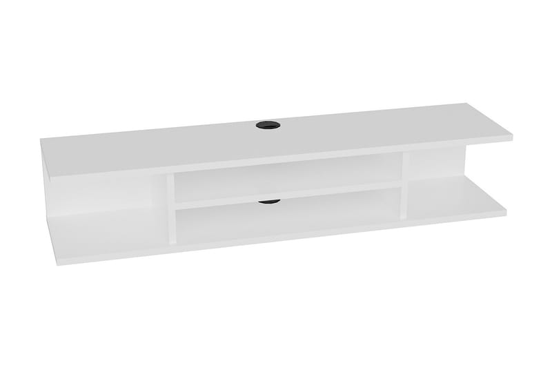 Avvakko TV-benk 135 cm - Hvit - Møbler - Mediamøbel & tv møbel - TV-benk & mediabenk
