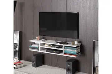 Avvakko TV-benk 135 cm - Hvit - Møbler - Mediamøbel & tv møbel - TV-benk & mediabenk
