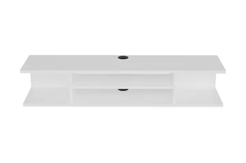 Avvakko TV-benk 135 cm - Hvit - Møbler - Mediamøbel & tv møbel - TV-benk & mediabenk
