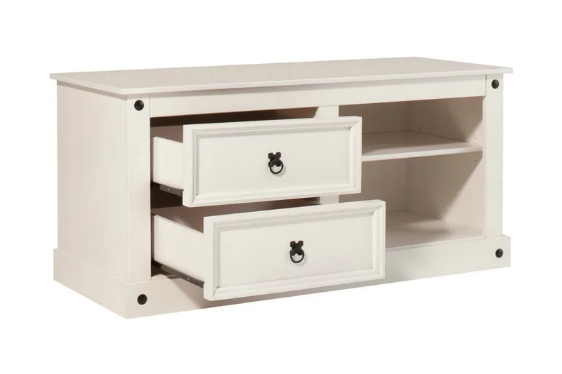 Ayala TV-benk 120 cm - Hvit - Møbler - Mediamøbel & tv møbel - TV-benk & mediabenk