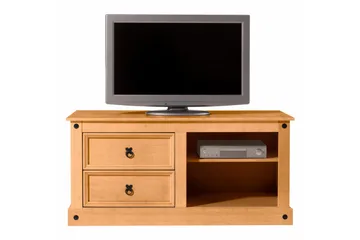 Ayala TV-benk 120 cm - Lysebrun - Møbler - Mediamøbel & tv møbel - TV-benk & mediabenk