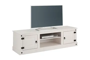 Ayala TV-benk 160 cm - Hvit - Møbler - Mediamøbel & tv møbel - TV-benk & mediabenk