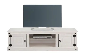 Ayala TV-benk 160 cm - Hvit - Møbler - Mediamøbel & tv møbel - TV-benk & mediabenk