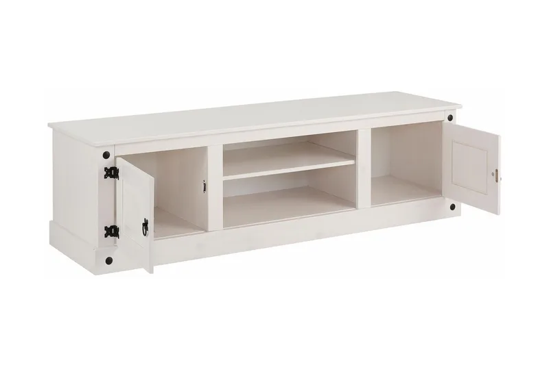 Ayala TV-benk 160 cm - Hvit - Møbler - Mediamøbel & tv møbel - TV-benk & mediabenk