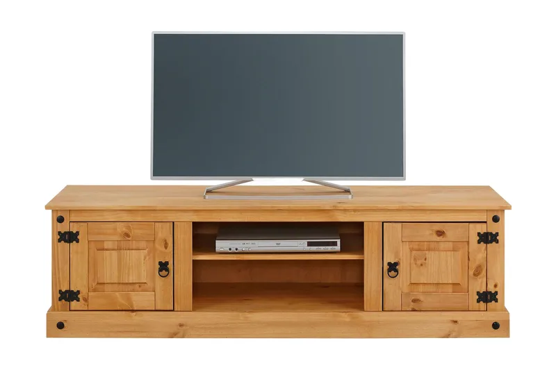 Ayala TV-benk 160 cm, Lysebrun