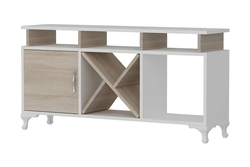Ayaze TV-benk 120 cm, Hvit