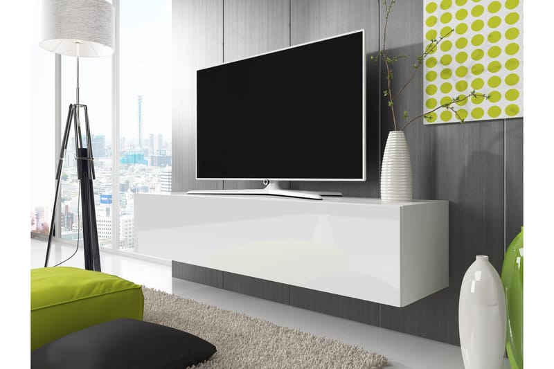 Baneswell TV-Benk 170 cm - Hvit - Møbler - Mediamøbel & tv møbel - TV-benk & mediabenk