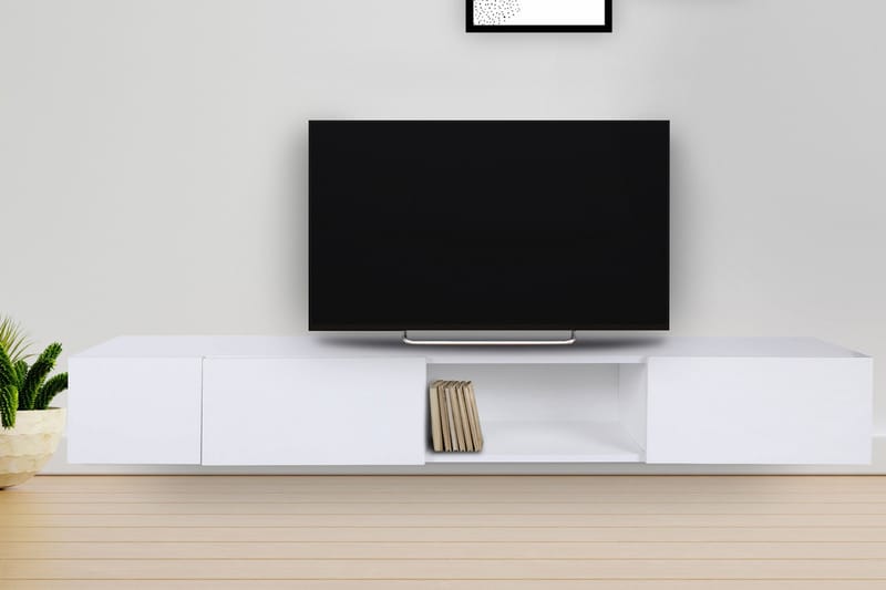 Bawinkel TV-benk 180 cm - Hvit - TV-benk & mediabenk