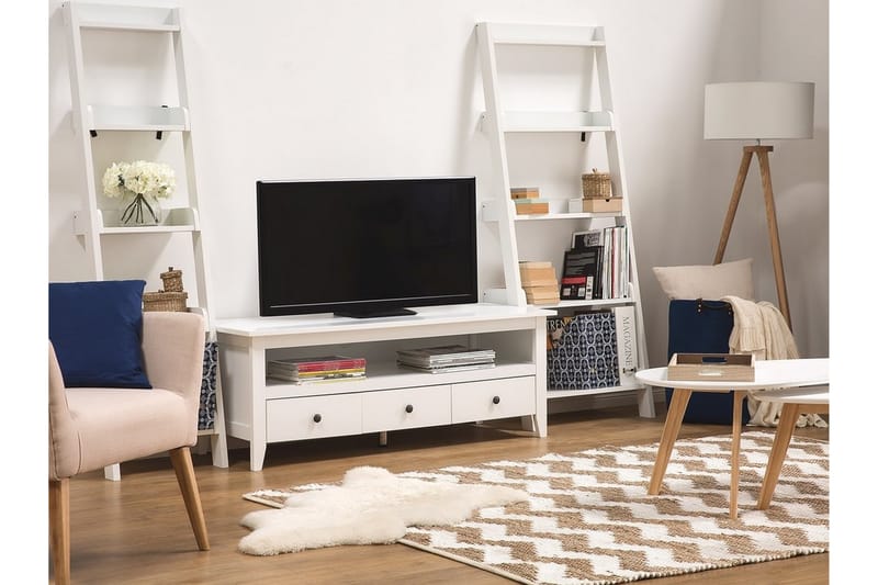 Berkeley Tv-Benk 49,5x136,5 Cm - Hvit - Møbler - Mediamøbel & tv møbel - TV-benk & mediabenk