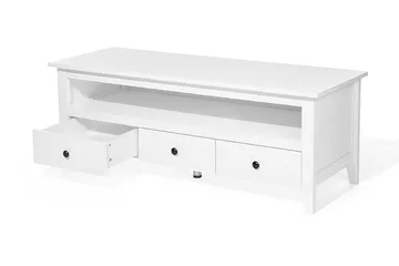 Berkeley Tv-Benk 49,5x136,5 Cm - Hvit - Møbler - Mediamøbel & tv møbel - TV-benk & mediabenk