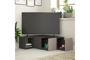 Bodsjö TV-Benk 92 cm - Grå/Brun - Møbler - Mediamøbel & tv møbel - TV-benk & mediabenk
