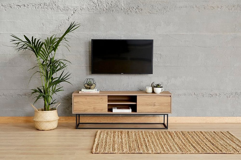 Bondhyttan TV-benk 140 cm - Eik - Møbler - Mediamøbel & tv møbel - TV-benk & mediabenk