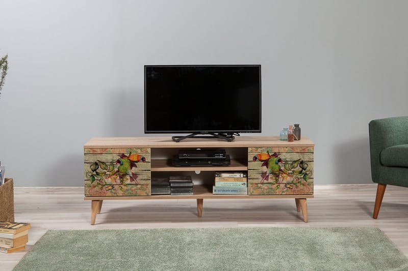 Brokind TV-Benk 140 cm - Brun - Møbler - Mediamøbel & tv møbel - TV-benk & mediabenk