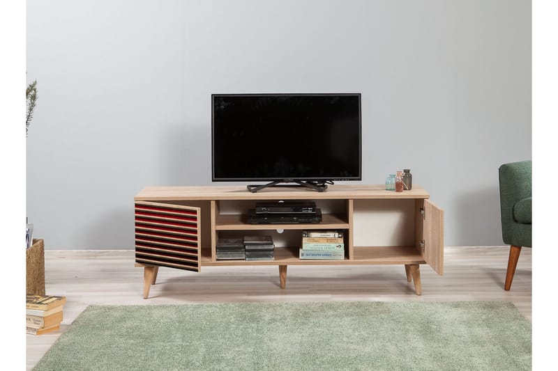 Brokind TV-Benk 140 cm - Brun - Møbler - Mediamøbel & tv møbel - TV-benk & mediabenk