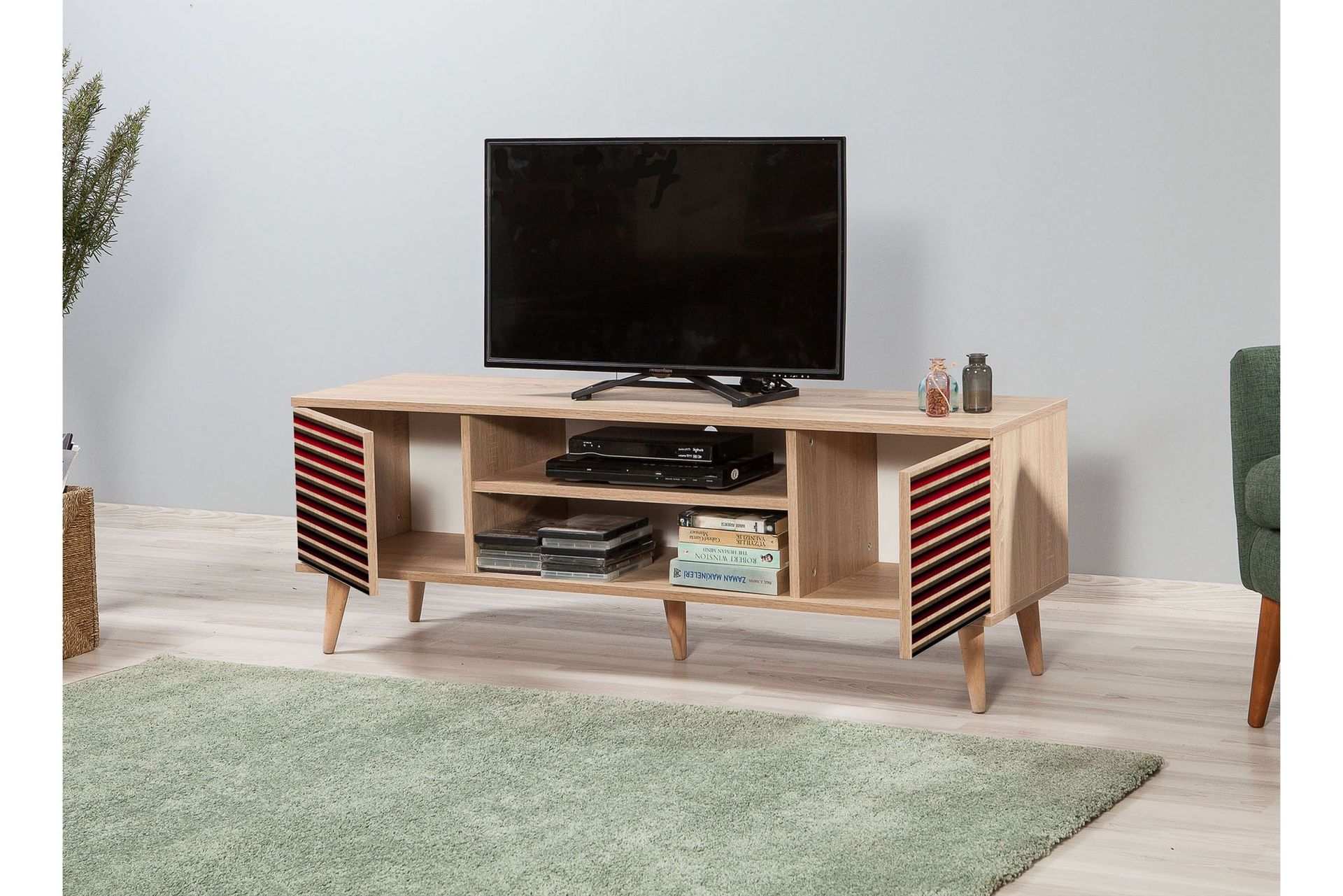 Brokind TV-Benk 140 cm - Brun - Møbler - Mediamøbel & tv møbel - TV-benk & mediabenk