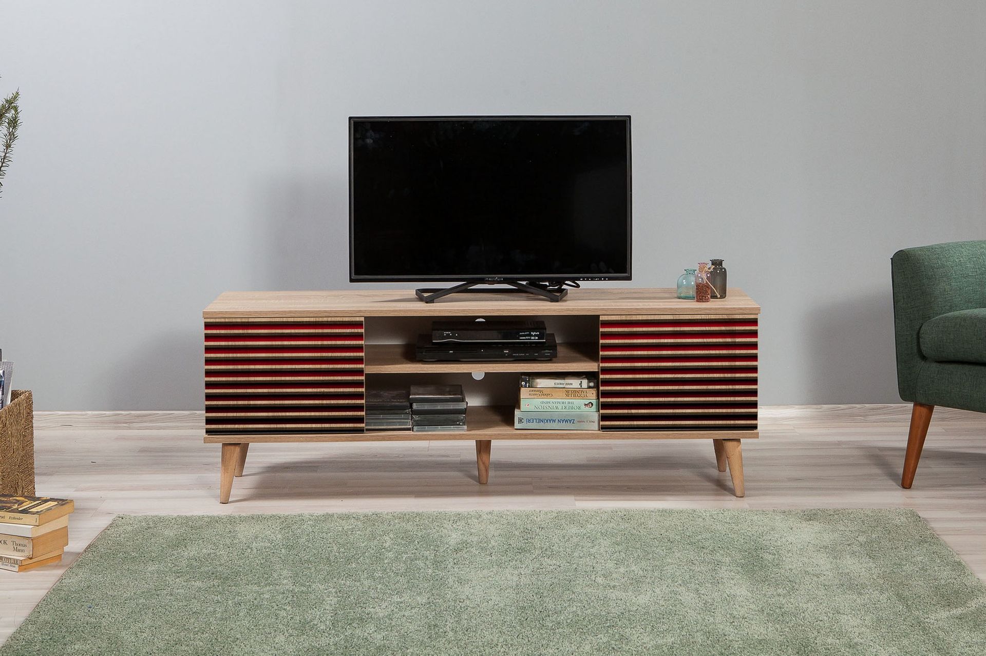 Brokind TV-Benk 140 cm - Brun - Møbler - Mediamøbel & tv møbel - TV-benk & mediabenk