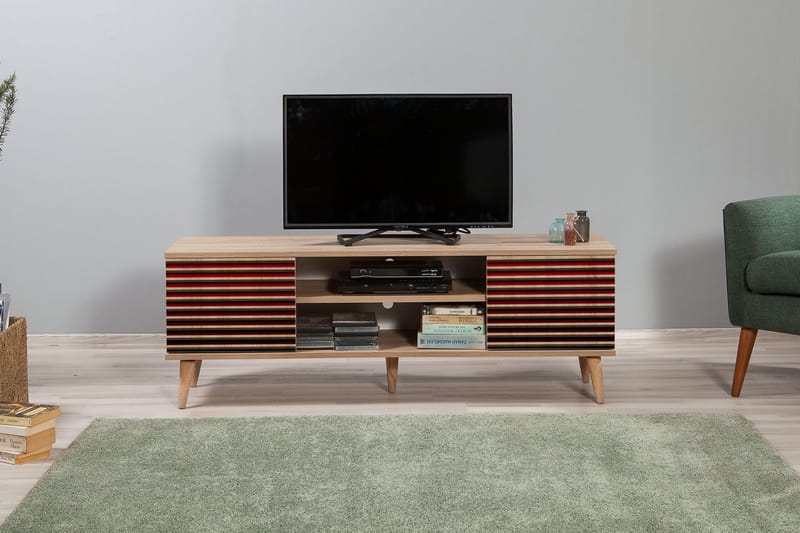 Brokind TV-Benk 140 cm - Brun - Møbler - Mediamøbel & tv møbel - TV-benk & mediabenk