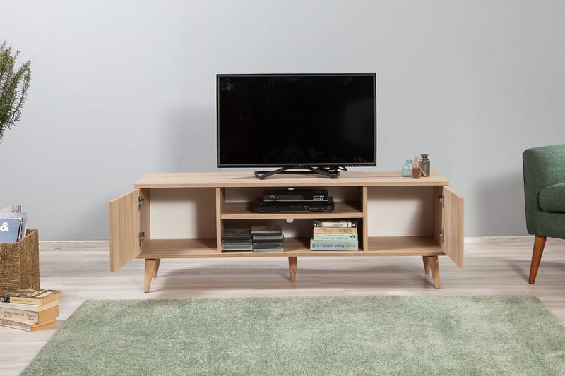 Brokind TV-Benk 140 cm - Brun - Møbler - Mediamøbel & tv møbel - TV-benk & mediabenk