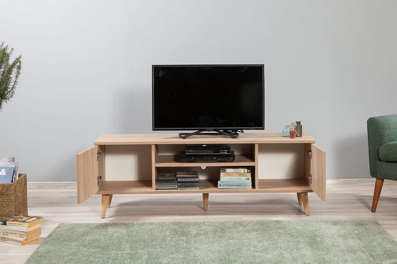 Brokind TV-Benk 140 cm - Brun - Møbler - Mediamøbel & tv møbel - TV-benk & mediabenk