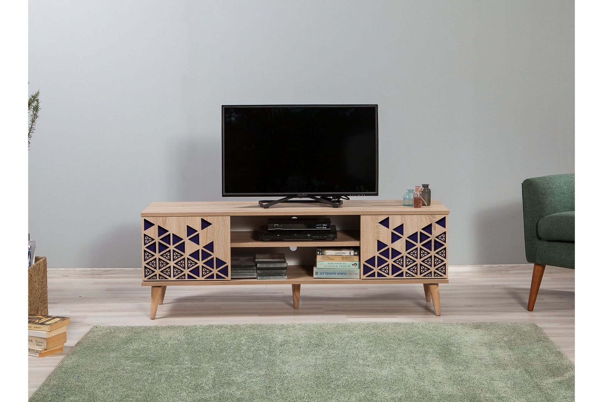 Brokind TV-Benk 140 cm - Brun - Møbler - Mediamøbel & tv møbel - TV-benk & mediabenk